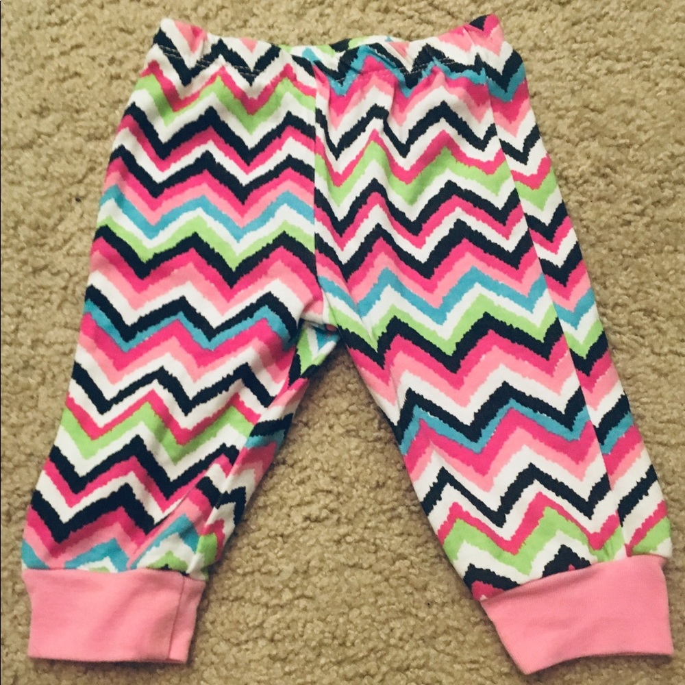 Multicolored 3/6 Month Old Pants